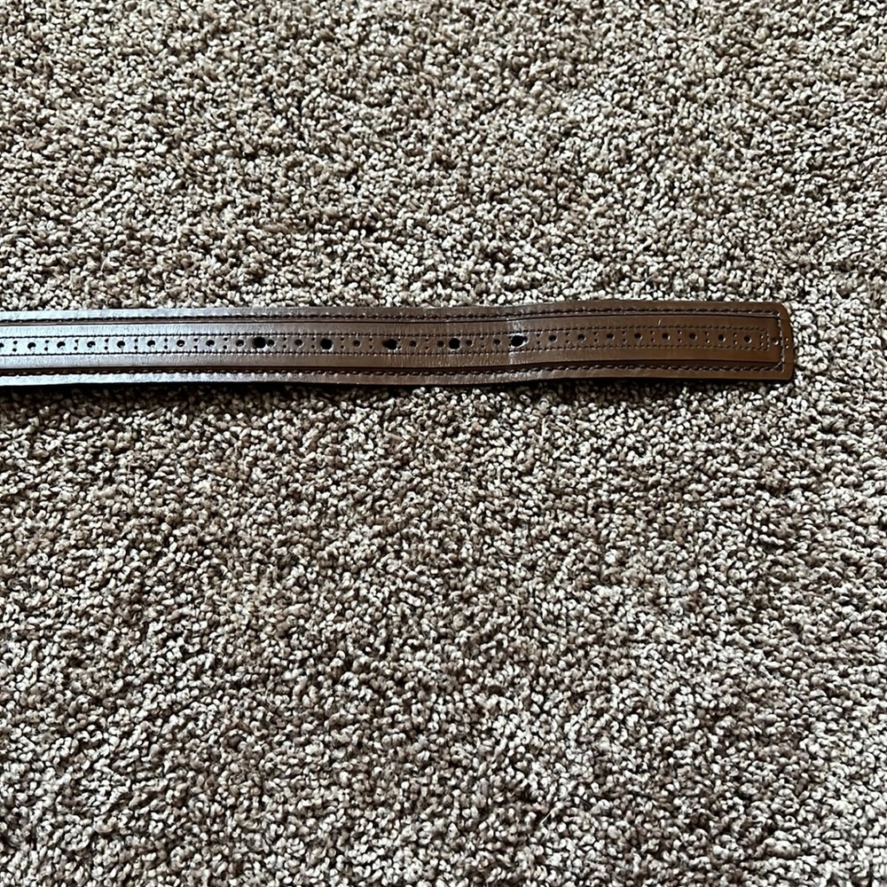 Johnston & Murphy brown leather belt - Picture 5 of 7